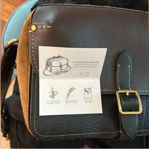 COACH 1941 GOTHAM LEATHER MESSENGER BAG 2016 FALL RUNWAY COLLECTION 35416 VGUC! - Picture 12 of 15